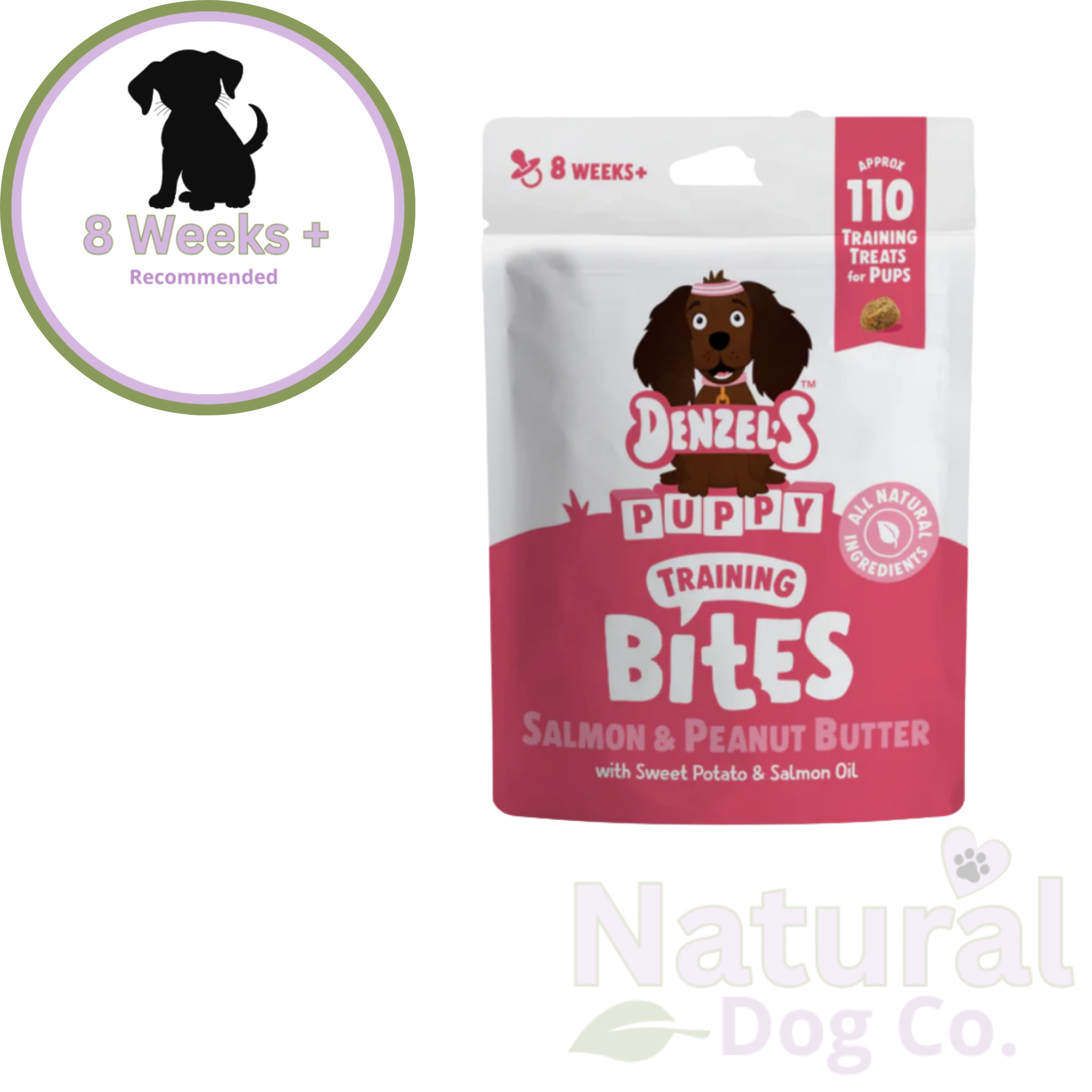 Denzels Puppy Training Bites - Salmon & Peanut Butter