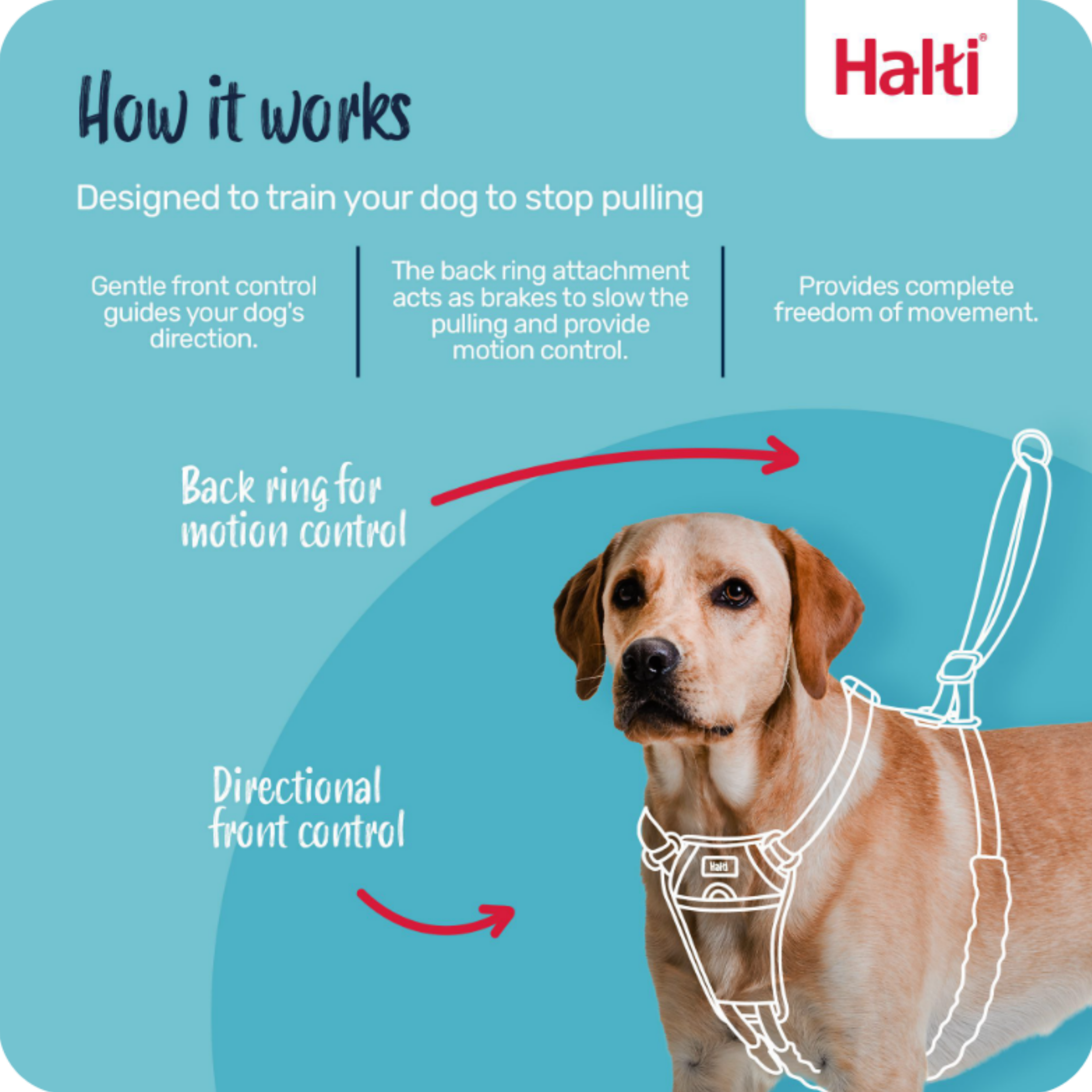 Halti No Pull Harness Size M