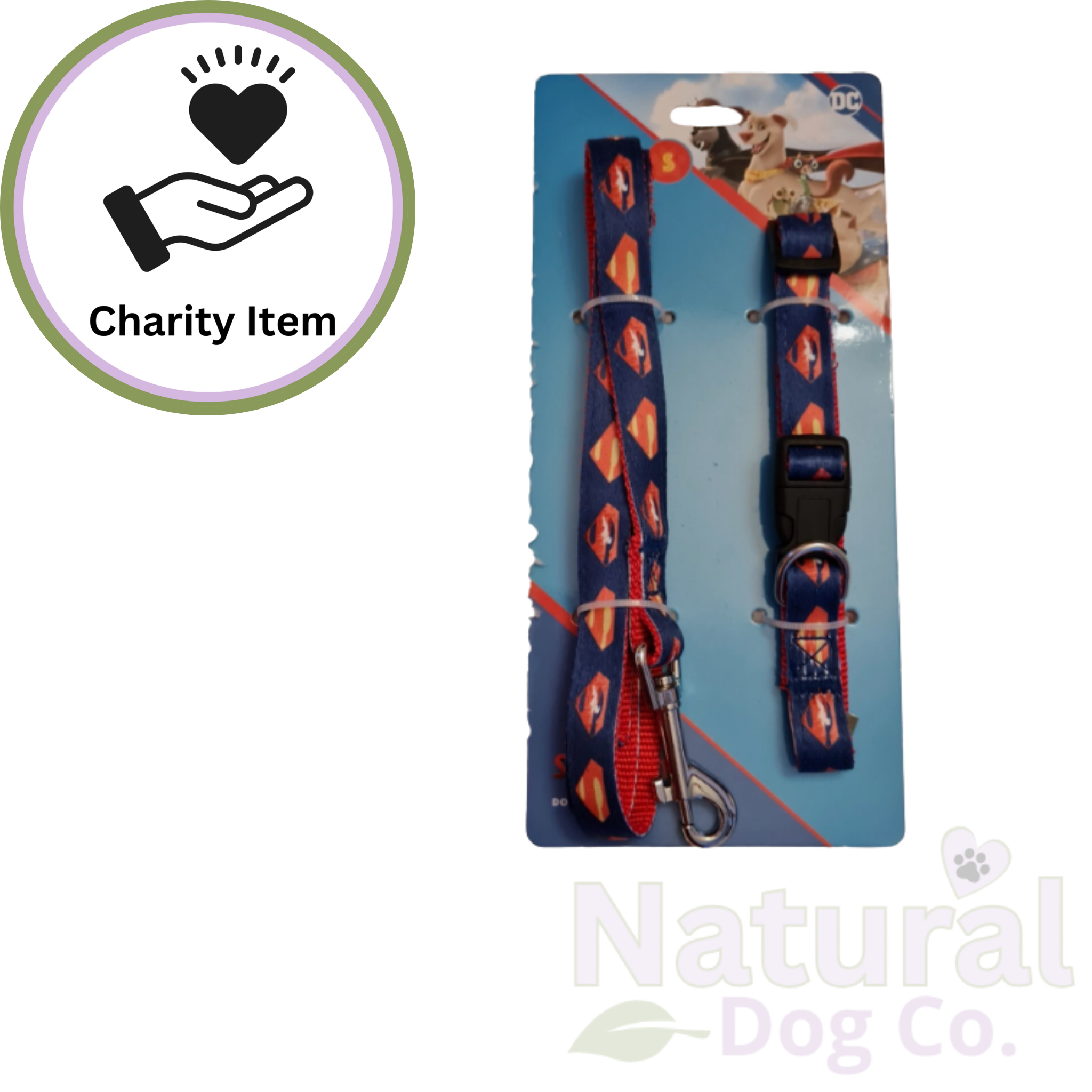 DC Superman Collar & Lead - Medium