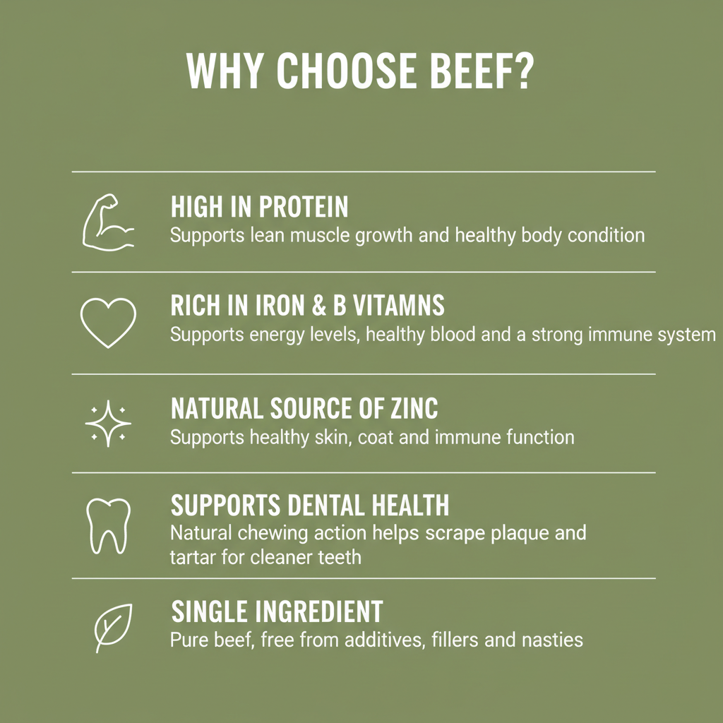Why Choose Beef infographic detailing benefits 